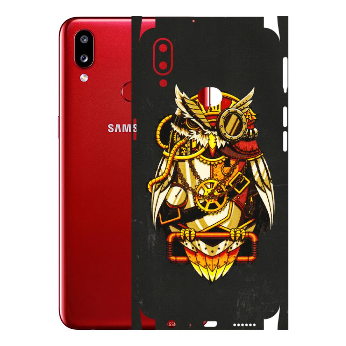 Samsung A/S Series Phone Skins (All Models) - Classy Smart Owl - 3D Embossed Finish (L-144) Samsung Galaxy A10S