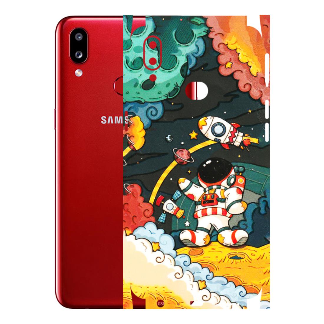Samsung A/S Series Phone Skins (All Models) - Astronauts & Spaceship - 3D Embossed Finish (L-145) Samsung Galaxy A10S