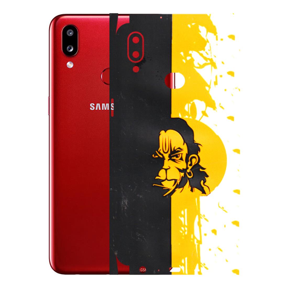 Samsung A/S Series Phone Skins (All Models) - Bajrangbali - 3D Embossed Finish (L-151) Samsung Galaxy A10S