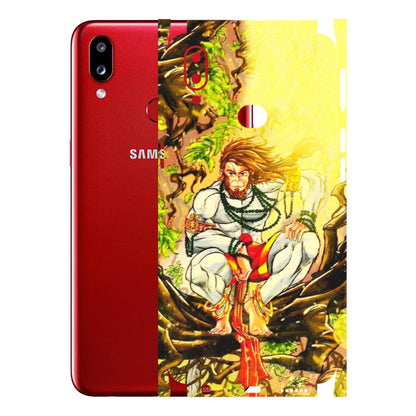 Samsung A/S Series Phone Skins (All Models) - Lord Hanuman - 3D Embossed Finish (L-152) Samsung Galaxy A10S