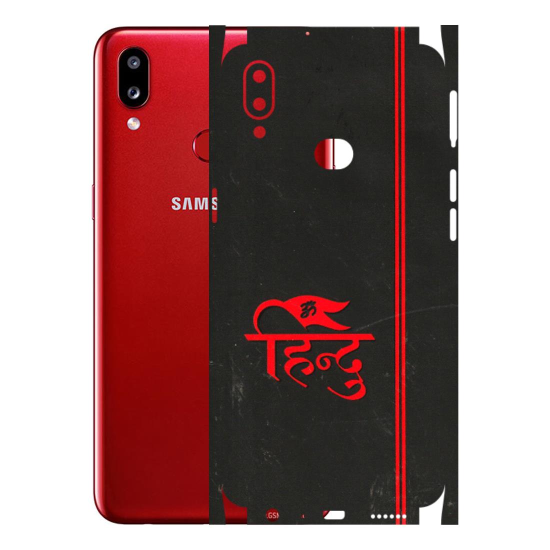 Samsung A/S Series Phone Skins (All Models) - Hindu Black - 3D Embossed Finish (L-153) Samsung Galaxy A10S