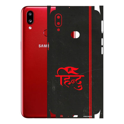 Samsung A/S Series Phone Skins (All Models) - Hindu Black - 3D Embossed Finish (L-153) Samsung Galaxy A10S