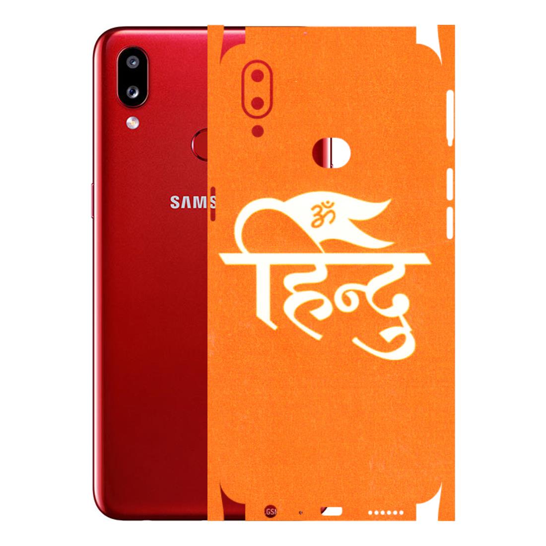 Samsung A/S Series Phone Skins (All Models) - Hindu Kesari - 3D Embossed Finish (L-154) Samsung Galaxy A10S