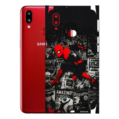 Samsung A/S Series Phone Skins (All Models) - SpiderMan New - 3D Embossed Finish (L-162) Samsung Galaxy A10S