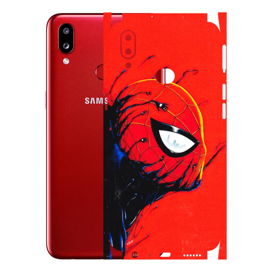 Samsung A/S Series Phone Skins (All Models) - Spiderman Face Venom - 3D Embossed Finish (L-165) Samsung Galaxy A10S