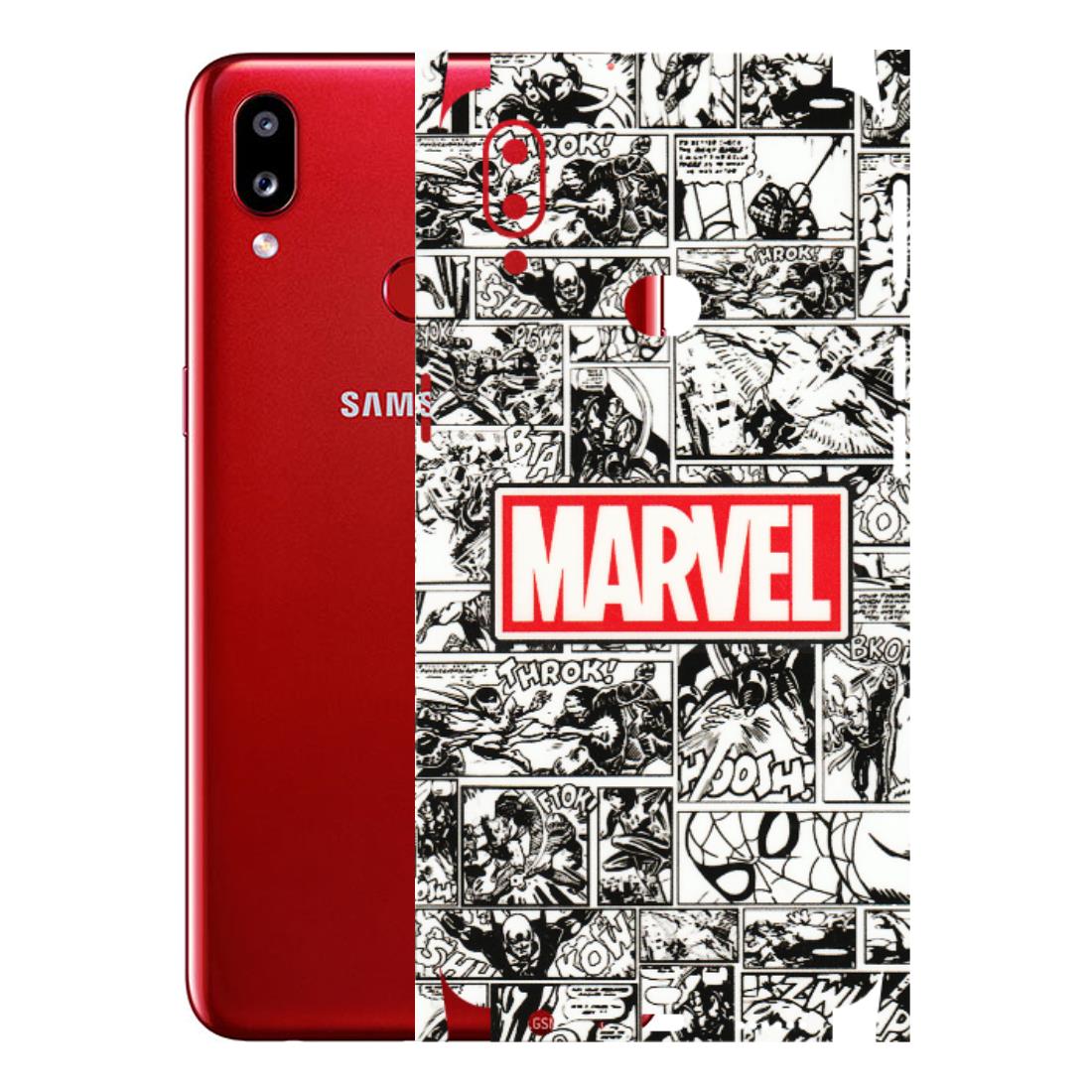 Samsung A/S Series Phone Skins (All Models) - Marvel Comic - 3D Embossed Finish (L-171) Samsung Galaxy A10S