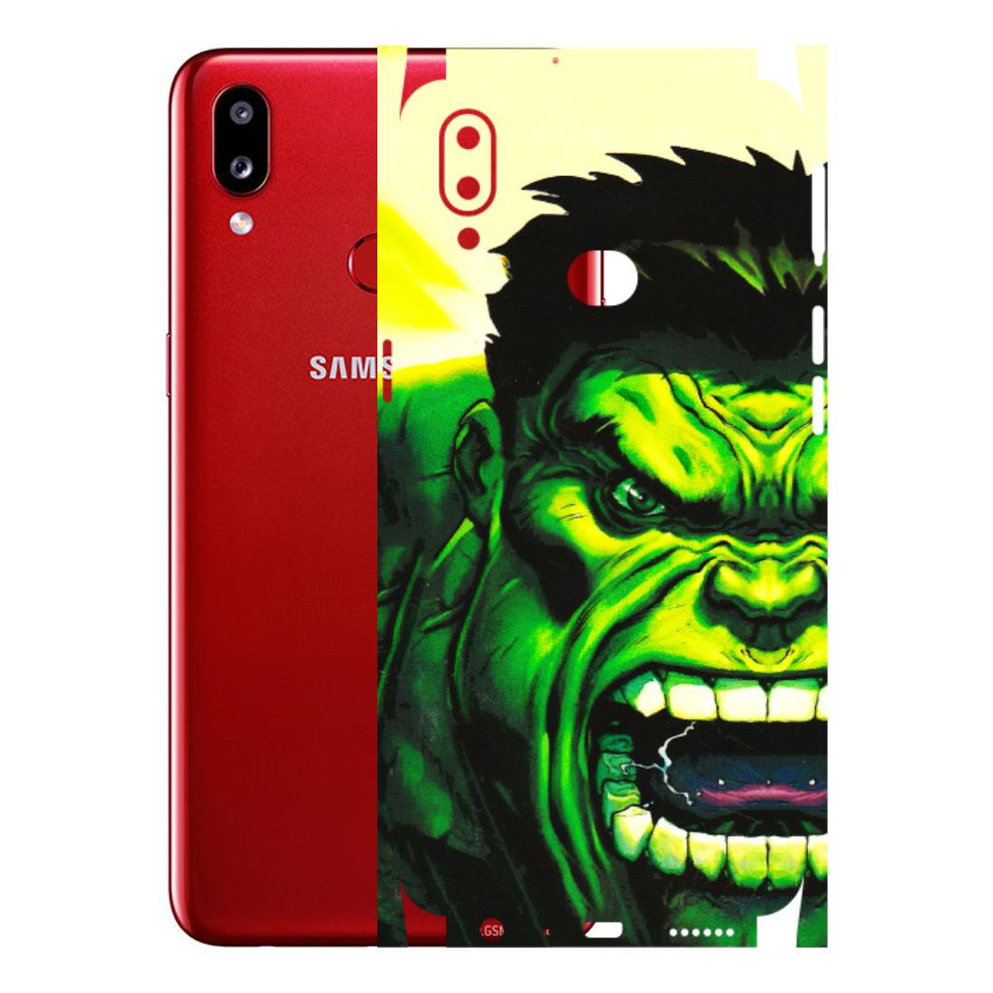 Samsung A/S Series Phone Skins (All Models) - Hulk - 3D Embossed Finish (L-180) Samsung Galaxy A10S