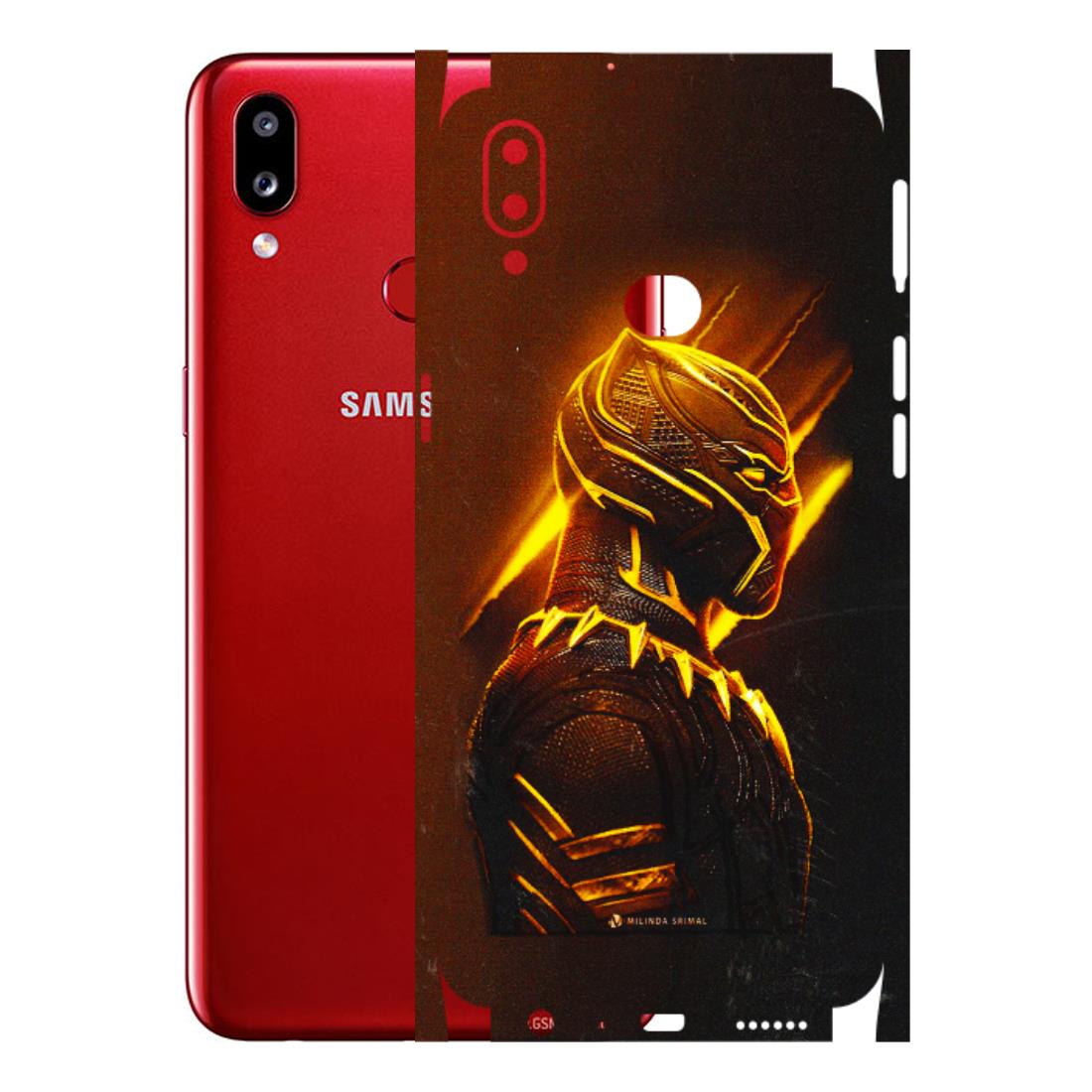 Samsung A/S Series Phone Skins (All Models) - Gold Black Panther - 3D Embossed Finish (L-181) Samsung Galaxy A10S