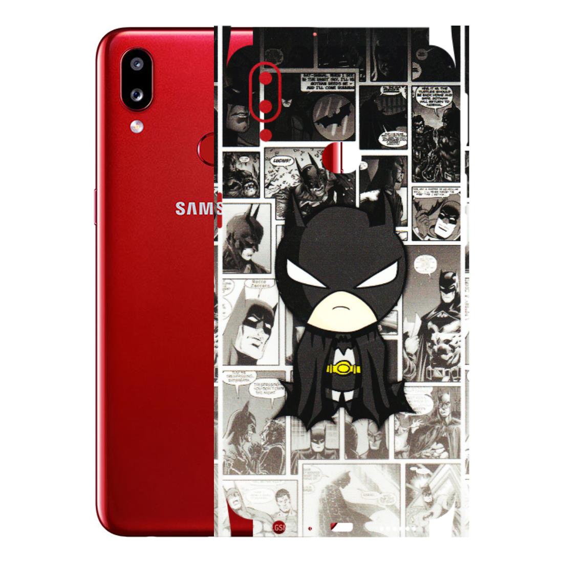 Samsung A/S Series Phone Skins (All Models) - Toon Batman - 3D Embossed Finish (L-182) Samsung Galaxy A10S