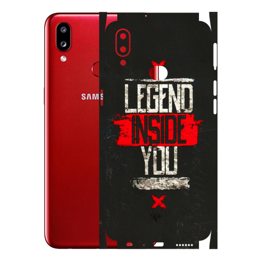 Samsung A/S Series Phone Skins (All Models) - Legend Inside You - 3D Embossed Finish (L-186) Samsung Galaxy A10S