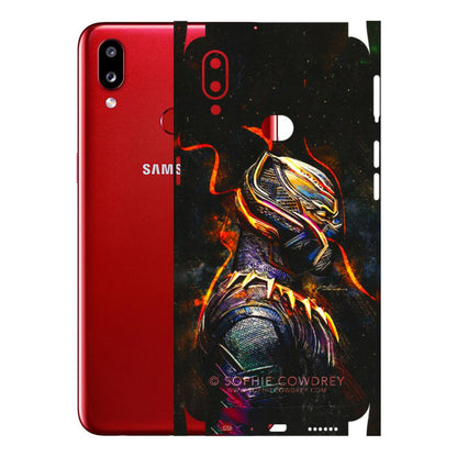 Samsung A/S Series Phone Skins (All Models) - Black Panther - 3D Embossed Finish (L-190) Samsung Galaxy A10S