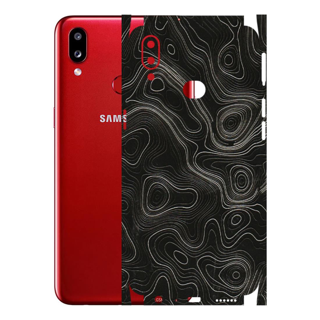 Samsung A/S Series Phone Skins (All Models) - Black Swirl - 3D Embossed Finish (L-196) Samsung Galaxy A10S