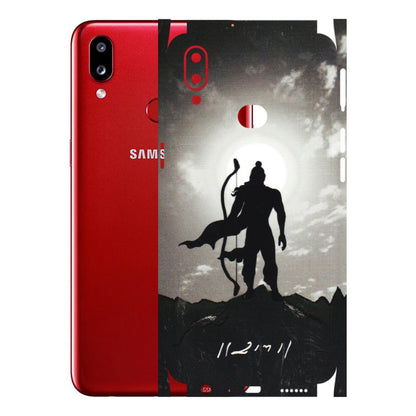 Samsung A/S Series Phone Skins (All Models) - Jai Siya Ram - 3D Embossed Finish (L-200) Samsung Galaxy A10S