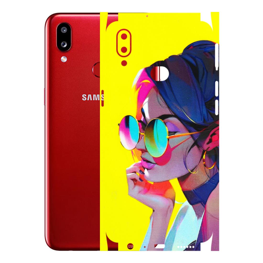 Samsung A/S Series Phone Skins (All Models) - Bold Stylish Girl - 3D Embossed Finish (L-222) Samsung Galaxy A10S