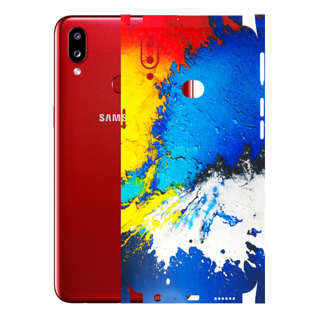 Samsung A/S Series Phone Skins (All Models) - Acrylic Paint Spill - 3D Embossed Finish (L-229) Samsung Galaxy A10S