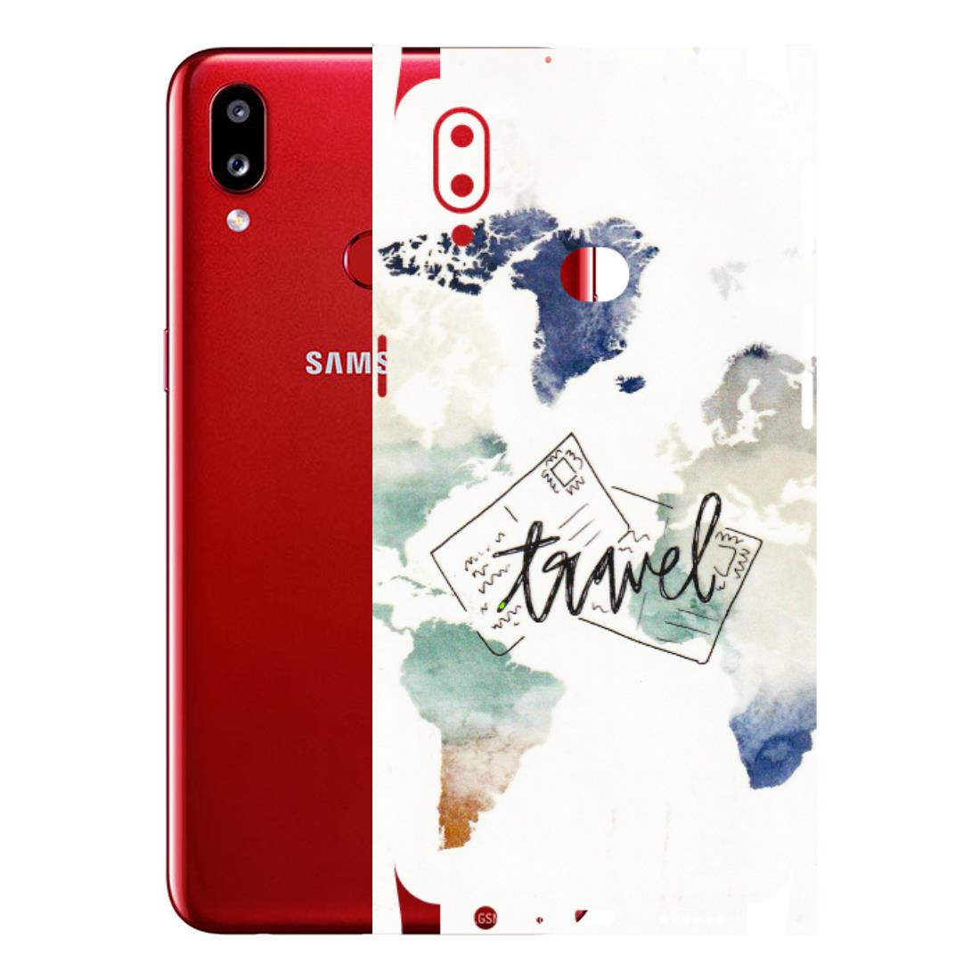 Samsung A/S Series Phone Skins (All Models) - Travel The World - 3D Embossed Finish (L-232) Samsung Galaxy A10S