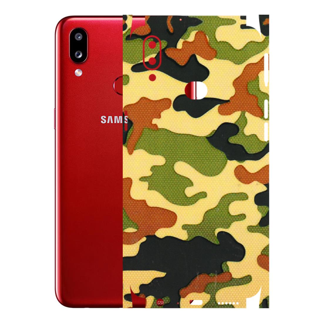 Samsung A/S Series Phone Skins (All Models) - Indian Military - 3D Embossed Finish (L-234) Samsung Galaxy A10S