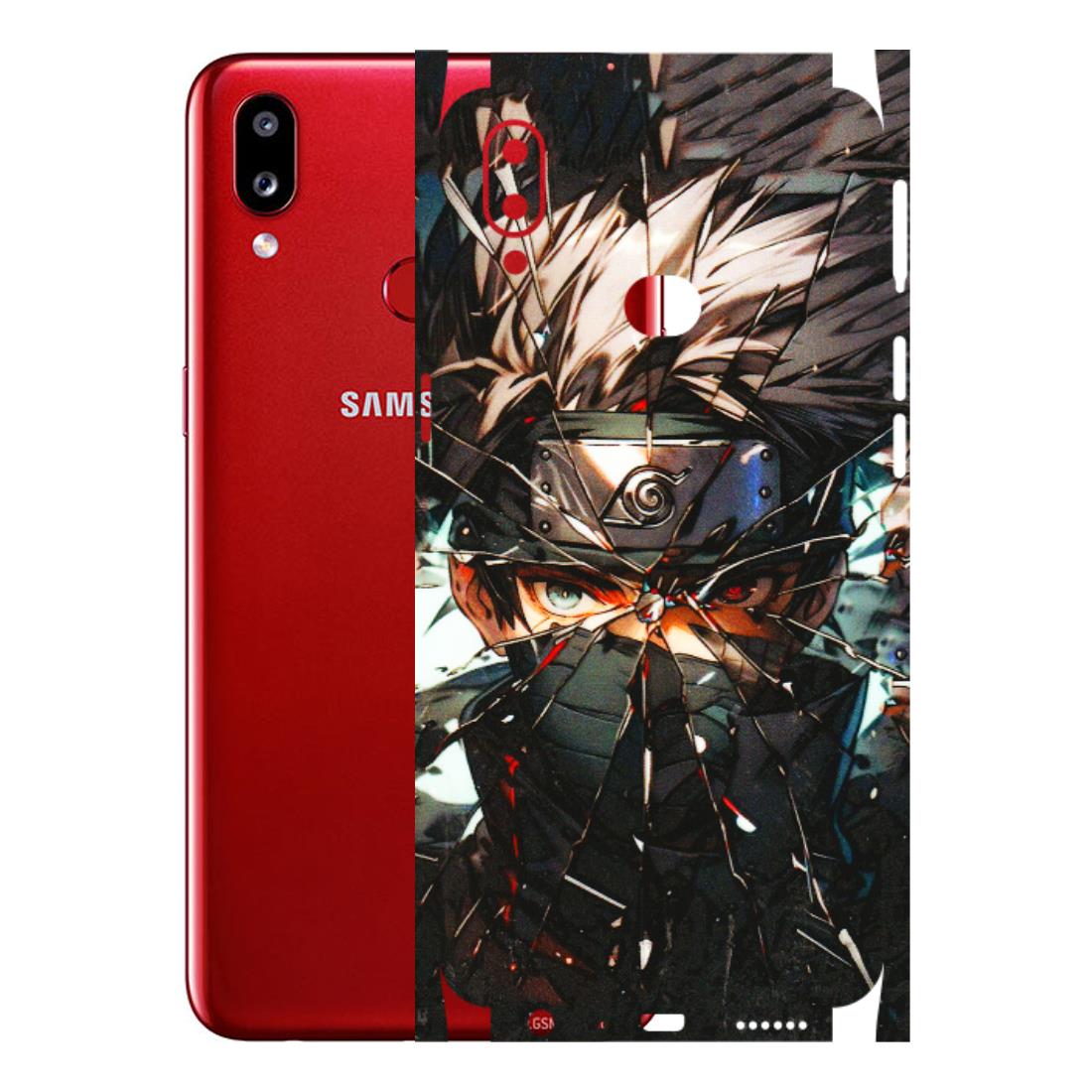 Samsung A/S Series Phone Skins (All Models) - Kakashi Shattered Glass Effect - 3D Embossed Finish (L-237) Samsung Galaxy A10S