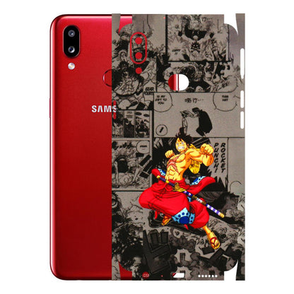 Samsung A/S Series Phone Skins (All Models) - One Piece Rocket Punch Manga - 3D Embossed Finish (L-25) Samsung Galaxy A10S