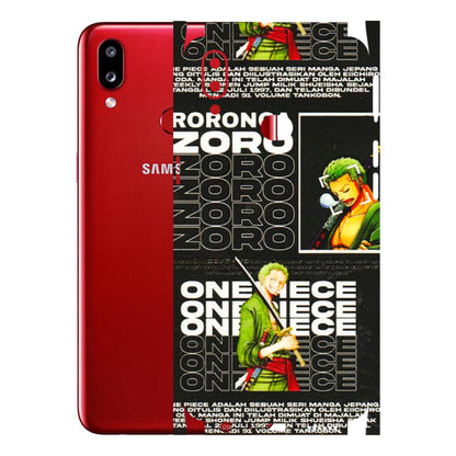 Samsung A/S Series Phone Skins (All Models) - One Piece Zoro - 3D Embossed Finish (L-250) Samsung Galaxy A10S