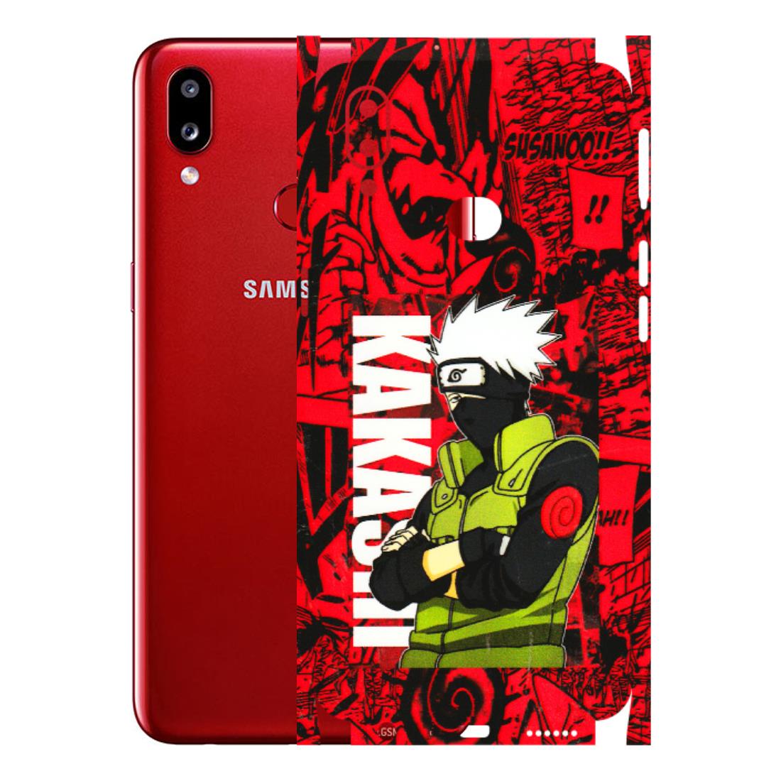 Samsung A/S Series Phone Skins (All Models) - Kakashi Red Anime - 3D Embossed Finish (L-251) Samsung Galaxy A10S