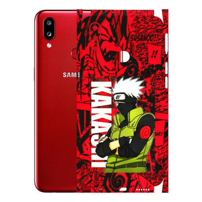 Samsung A/S Series Phone Skins (All Models) - Kakashi Red Anime - 3D Embossed Finish (L-251) Samsung Galaxy A10S