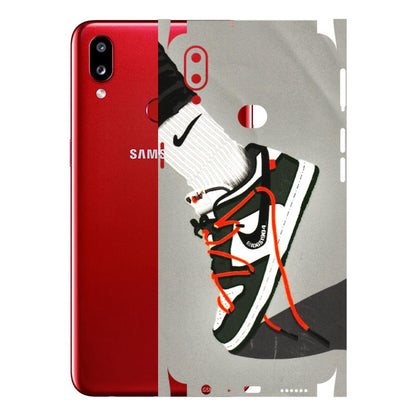 Samsung A/S Series Phone Skins (All Models) - New Grey Sneaker - 3D Embossed Finish (L-261) Samsung Galaxy A10S