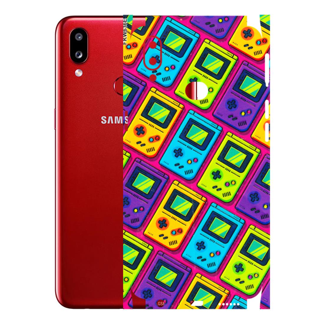 Samsung A/S Series Phone Skins (All Models) - Gameboy Colourful - 3D Embossed Finish (L-266) Samsung Galaxy A10S