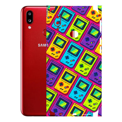 Samsung A/S Series Phone Skins (All Models) - Gameboy Colourful - 3D Embossed Finish (L-266) Samsung Galaxy A10S