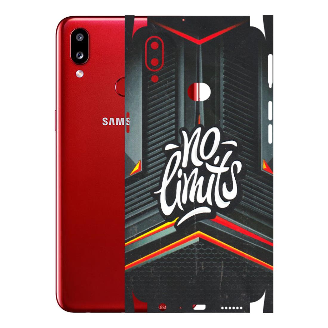 Samsung A/S Series Phone Skins (All Models) - No Limits - 3D Embossed Finish (L-286) Samsung Galaxy A10S