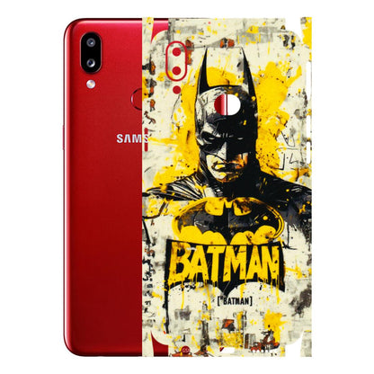 Samsung A/S Series Phone Skins (All Models) - Batman Yellow BT - 3D Embossed Finish (L-304) Samsung Galaxy A10S