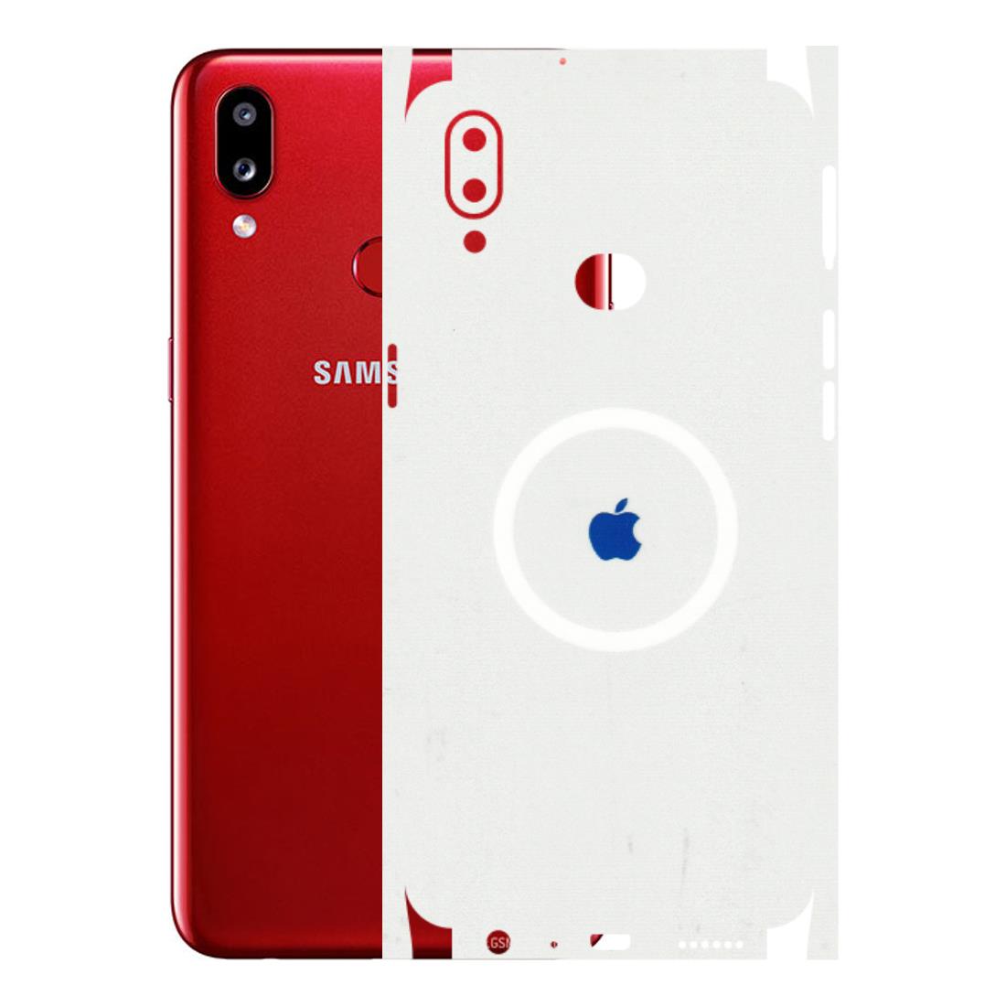 Samsung A/S Series Phone Skins (All Models) - iPhone Magsafe Logo - 3D Embossed Finish (L-320) Samsung Galaxy A10S