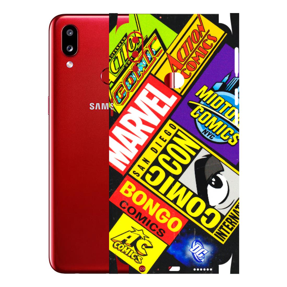 Samsung A/S Series Phone Skins (All Models) - Bongo Comic Con - 3D Embossed Finish (L-325) Samsung Galaxy A10S