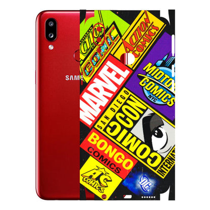 Samsung A/S Series Phone Skins (All Models) - Bongo Comic Con - 3D Embossed Finish (L-325) Samsung Galaxy A10S