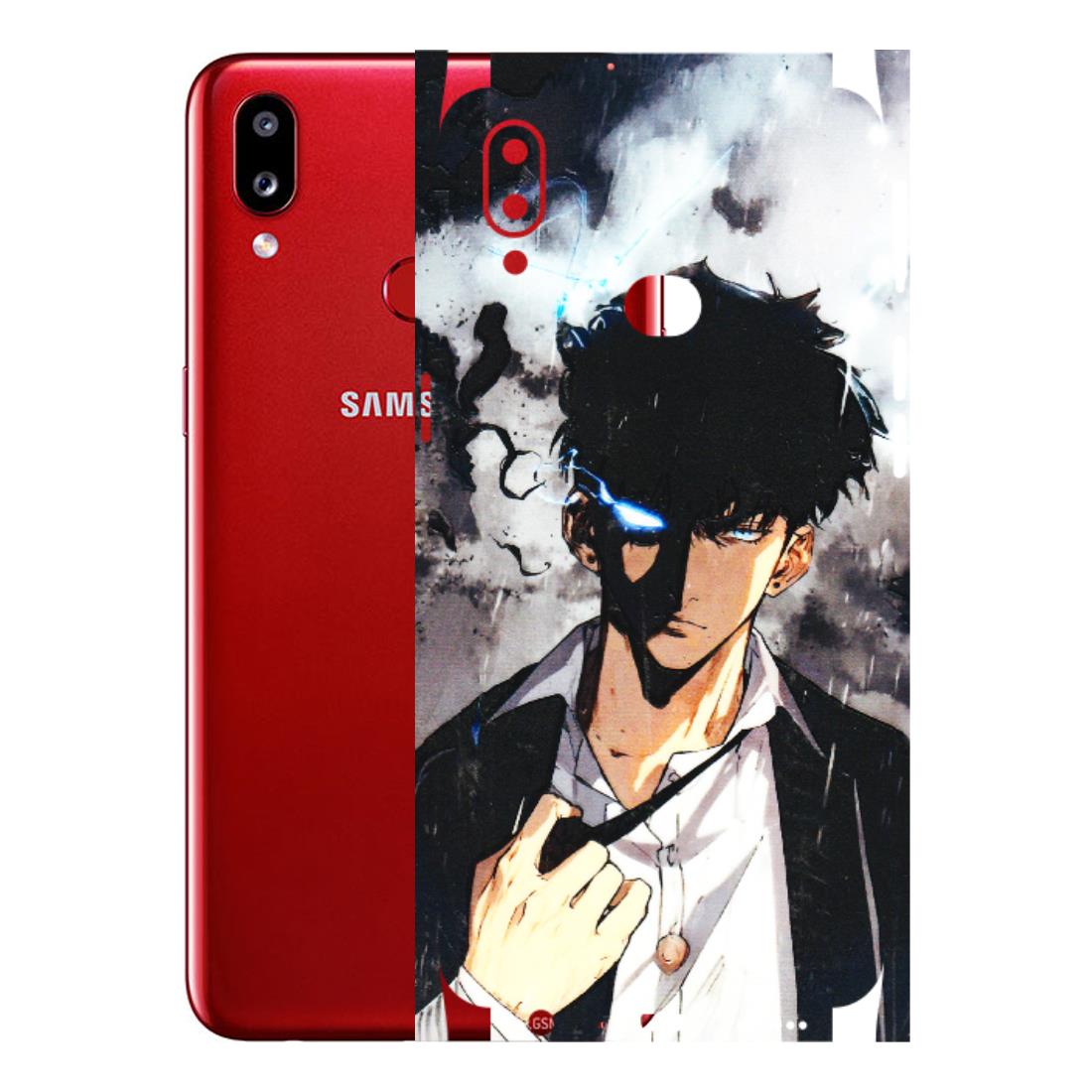 Samsung A/S Series Phone Skins (All Models) - Sung Jinwoo Manhwa Anime - 3D Embossed Finish (L-328) Samsung Galaxy A10S