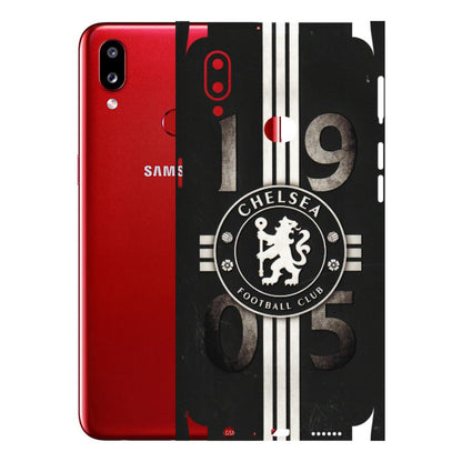 Samsung A/S Series Phone Skins (All Models) - Chelsea Fan Club - 3D Embossed Finish (L-36) Samsung Galaxy A10S