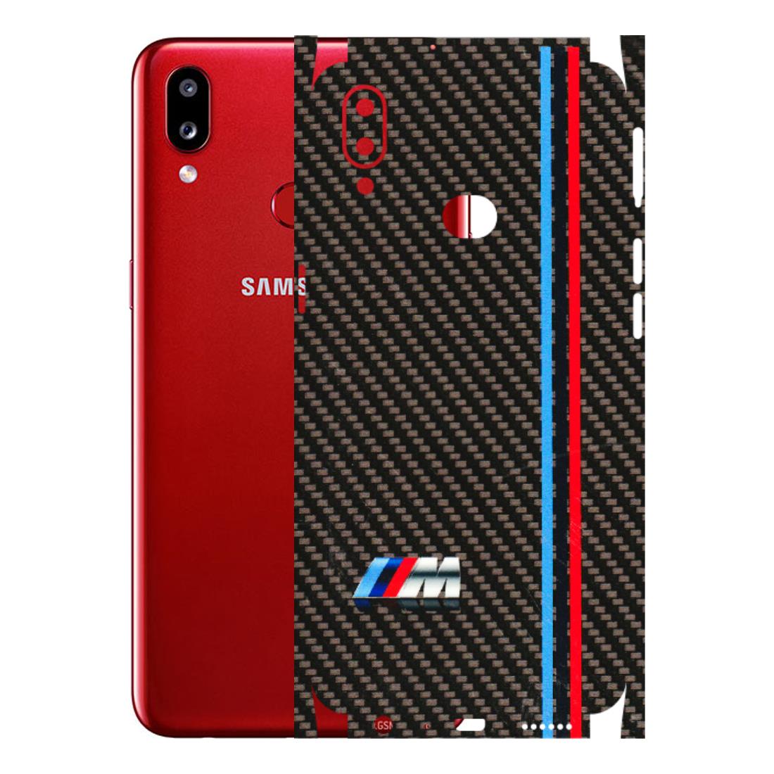 Samsung A/S Series Phone Skins (All Models) - BM Carbon Fiber Feels - 3D Embossed Finish (L-38) Samsung Galaxy A10S