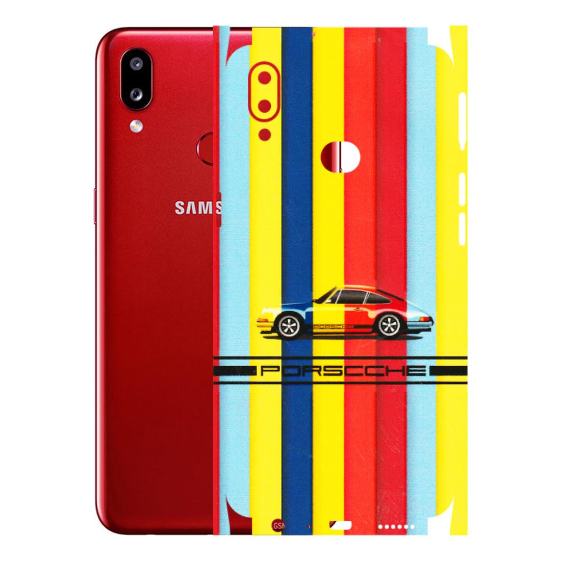 Samsung A/S Series Phone Skins (All Models) - Multicolour Porche - 3D Embossed Finish (L-39) Samsung Galaxy A10S