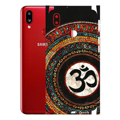 Samsung A/S Series Phone Skins (All Models) - Aum Chant Abstract - 3D Embossed Finish (L-42) Samsung Galaxy A10S