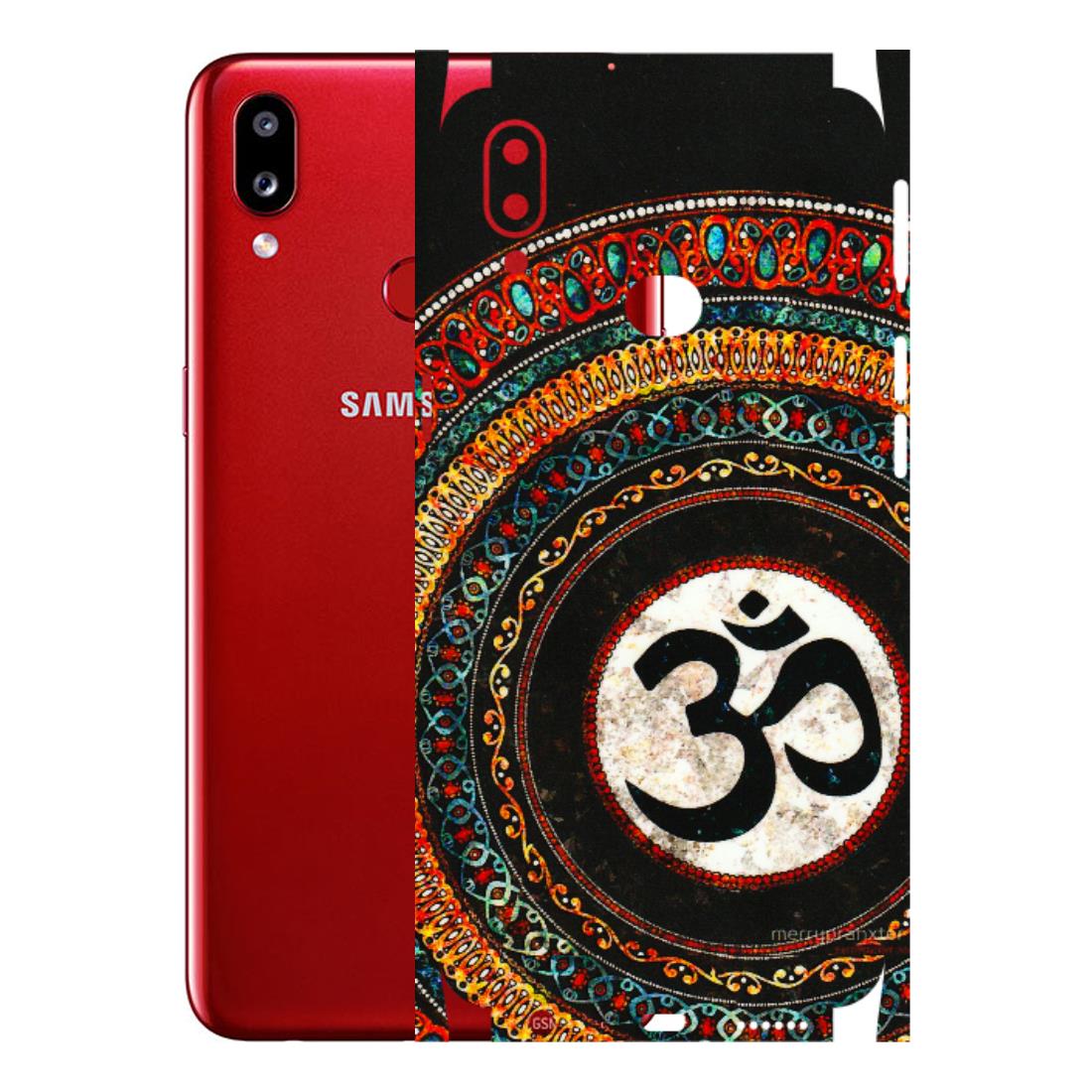 Samsung A/S Series Phone Skins (All Models) - Aum Chant Abstract - 3D Embossed Finish (L-42) Samsung Galaxy A10S
