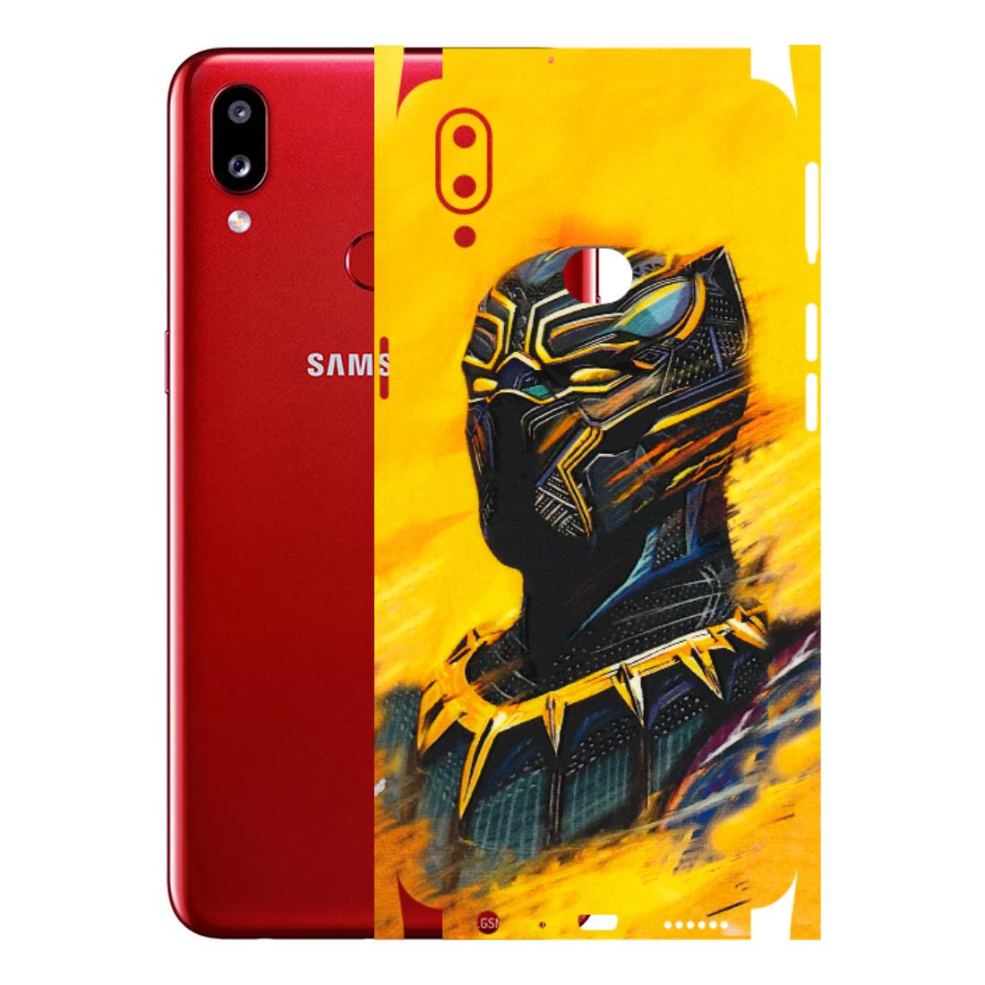 Samsung A/S Series Phone Skins (All Models) - Yellow Panther - 3D Embossed Finish (L-54) Samsung Galaxy A10S