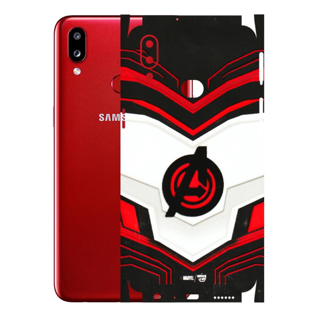 Samsung A/S Series Phone Skins (All Models) - Avengers Logo - 3D Embossed Finish (L-55) Samsung Galaxy A10S
