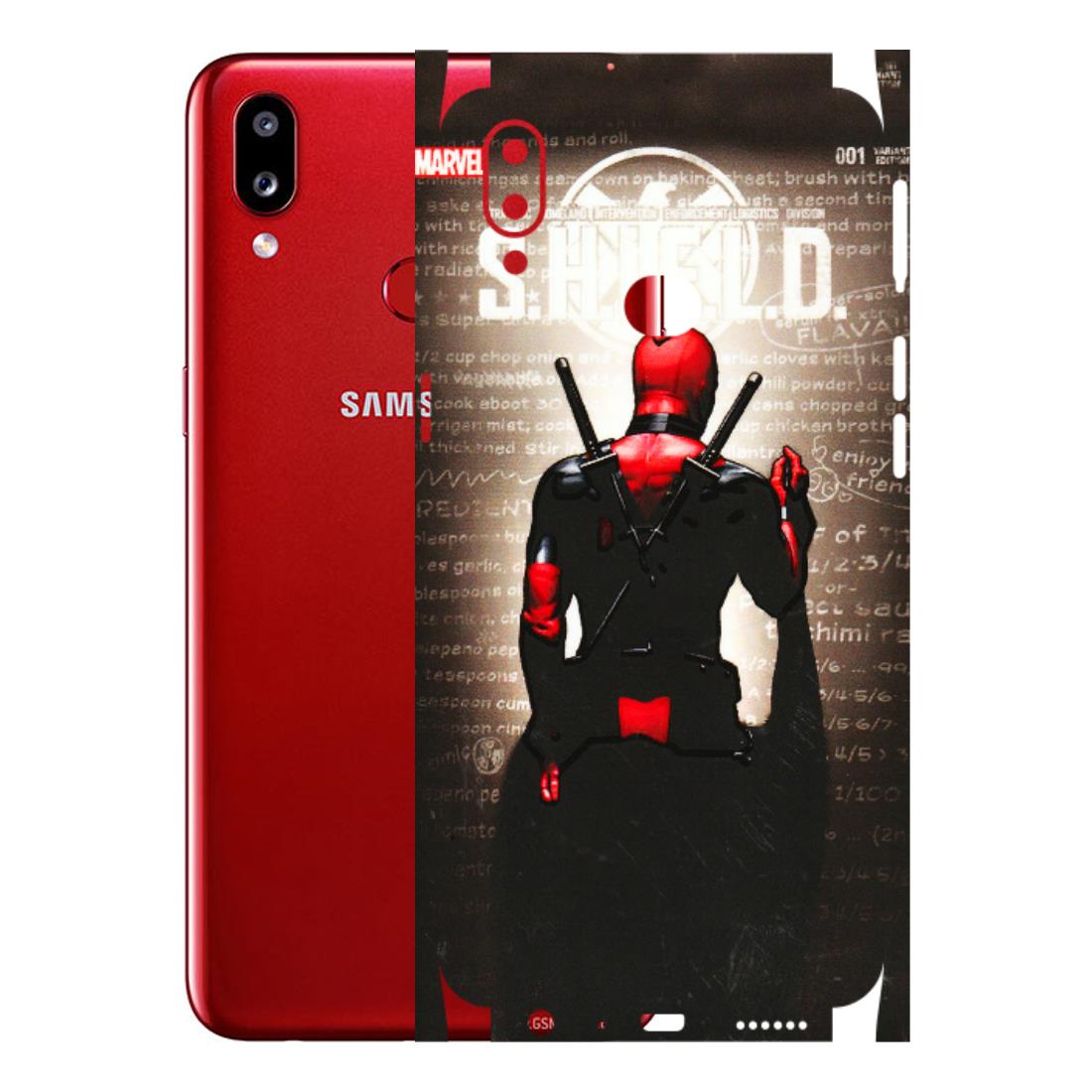 Samsung A/S Series Phone Skins (All Models) - Deadpool - 3D Embossed Finish (L-56) Samsung Galaxy A10S