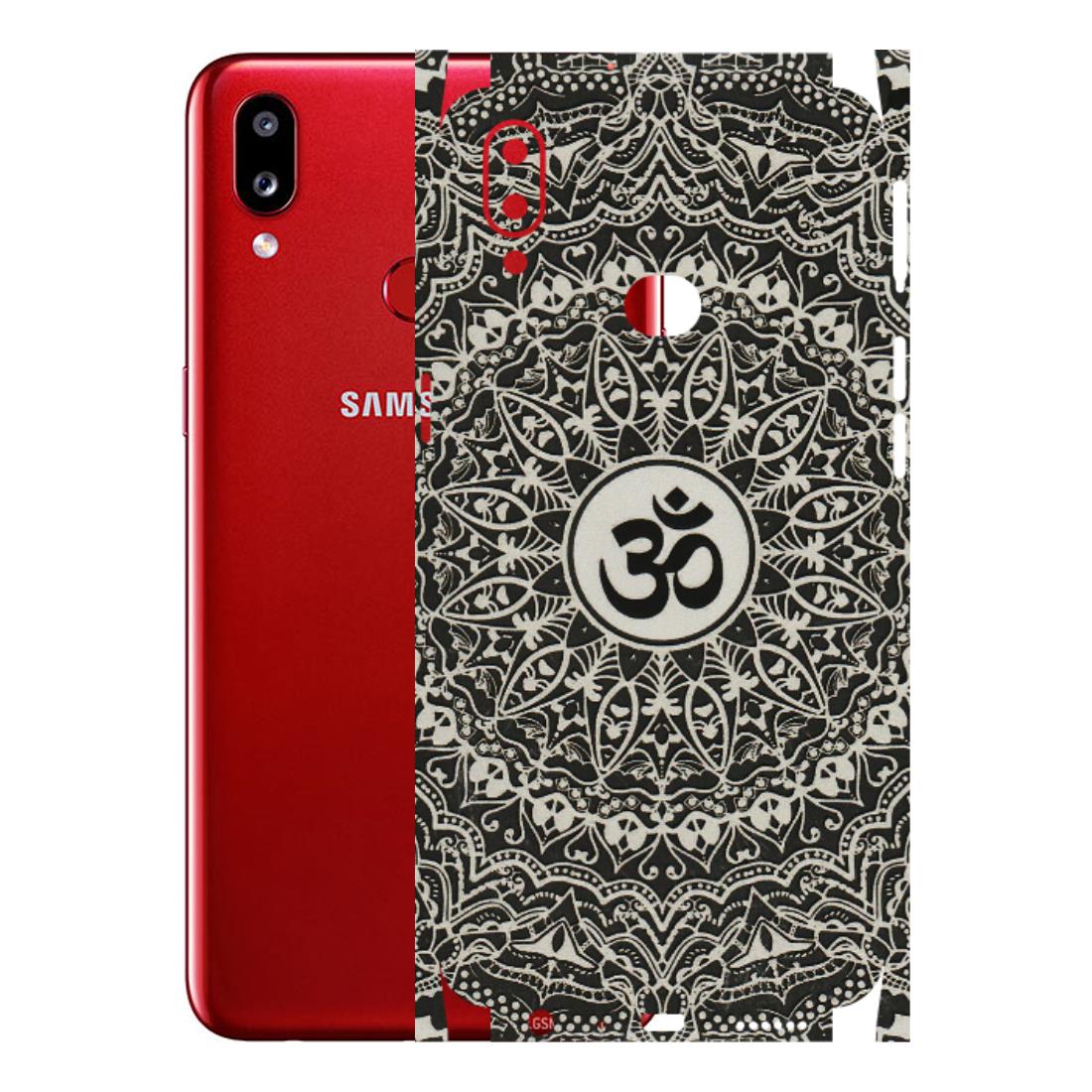 Samsung A/S Series Phone Skins (All Models) - Aum Elegant Mandala - 3D Embossed Finish (L-62) Samsung Galaxy A10S