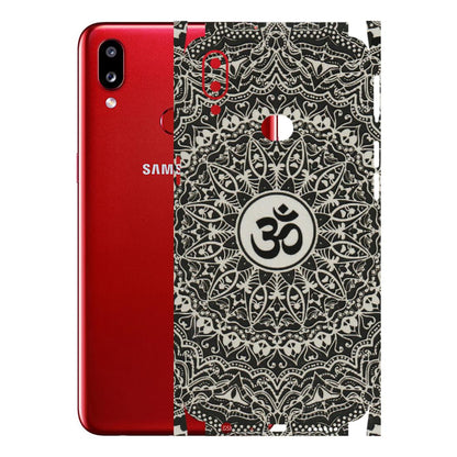 Samsung A/S Series Phone Skins (All Models) - Aum Elegant Mandala - 3D Embossed Finish (L-62) Samsung Galaxy A10S