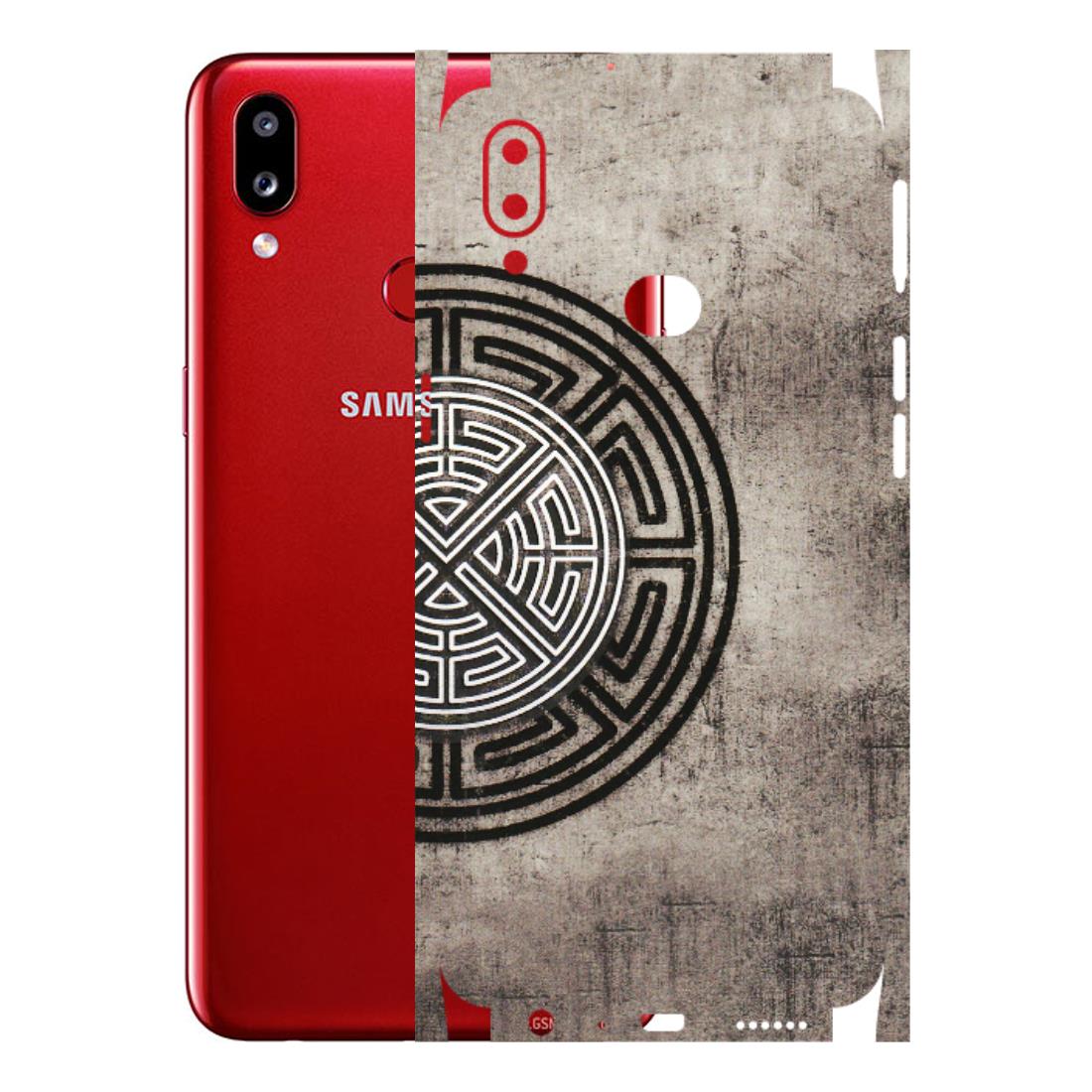 Samsung A/S Series Phone Skins (All Models) - Mysterious Circular Design - 3D Embossed Finish (L-63) Samsung Galaxy A10S