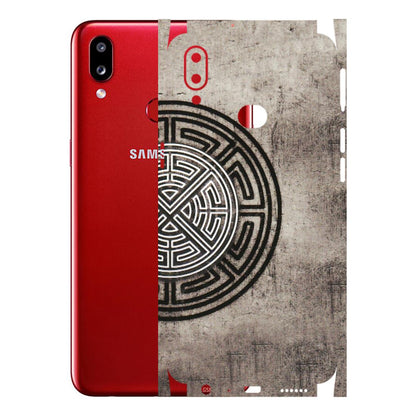 Samsung A/S Series Phone Skins (All Models) - Mysterious Circular Design - 3D Embossed Finish (L-63) Samsung Galaxy A10S