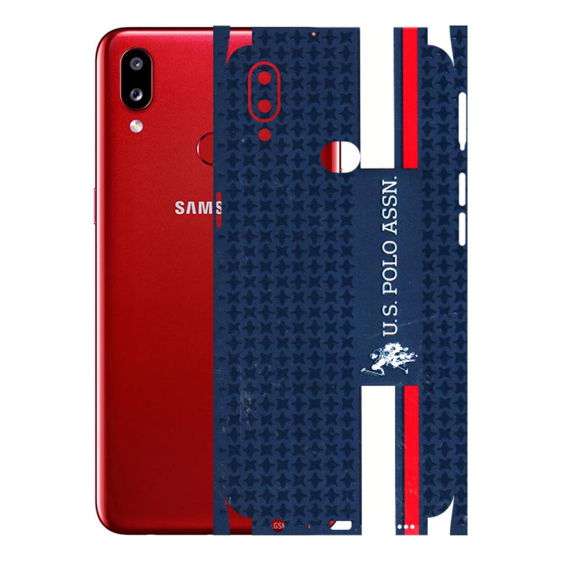 Samsung A/S Series Phone Skins (All Models) - US POLO Designer Brand - 3D Embossed Finish (L-65) Samsung Galaxy A10S