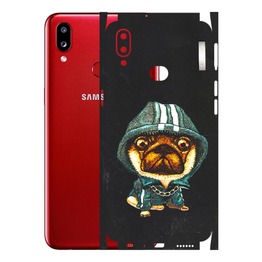 Samsung A/S Series Phone Skins (All Models) - Puppy N Hoodie - 3D Embossed Finish (L-90) Samsung Galaxy A10S