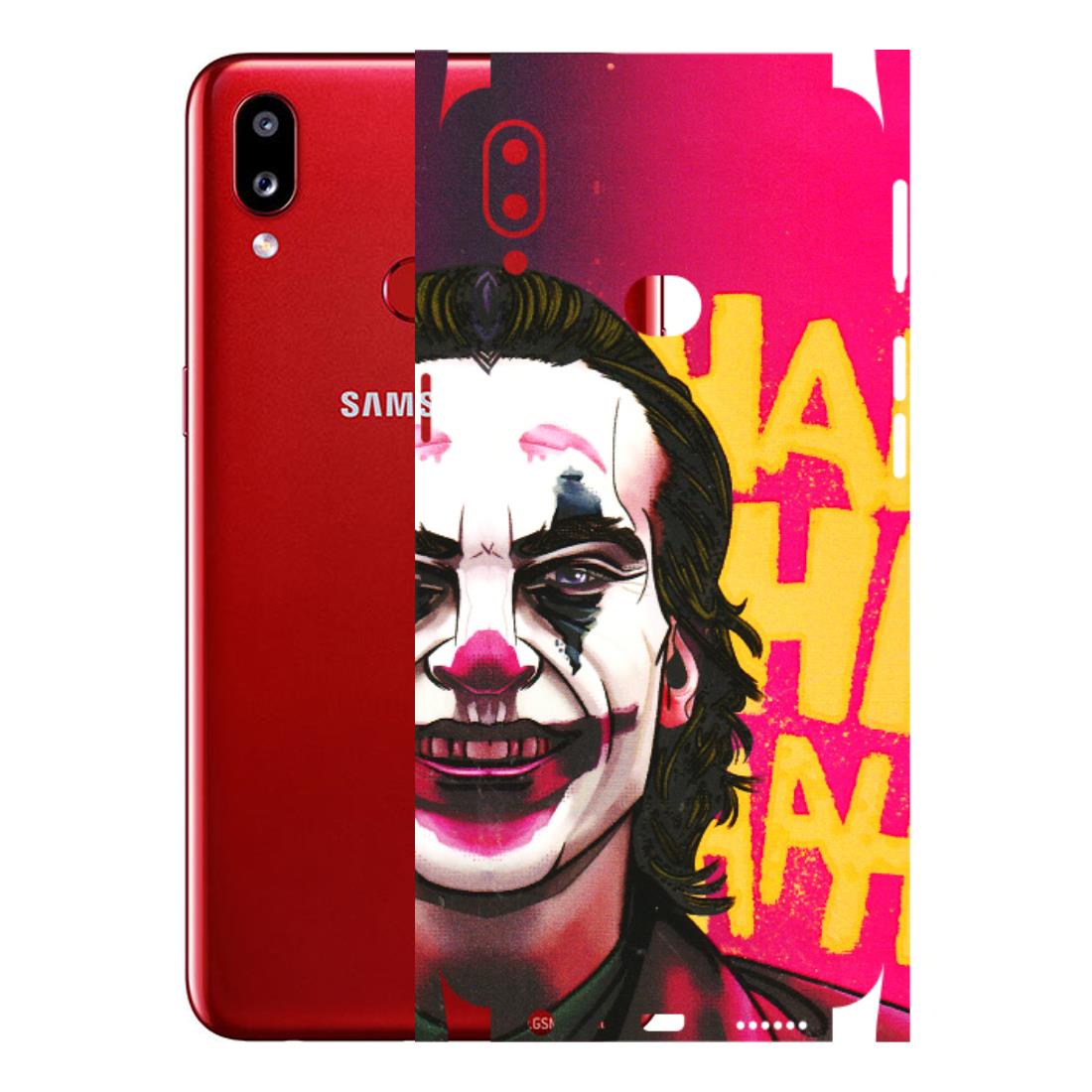 Samsung A/S Series Phone Skins (All Models) - Joker Evil Laugh - 3D Embossed Finish (L-97) Samsung Galaxy A10S